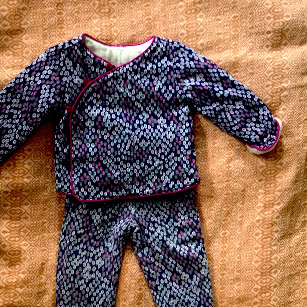 Reversible and very warm Tea Collection jumpsuit. EUC